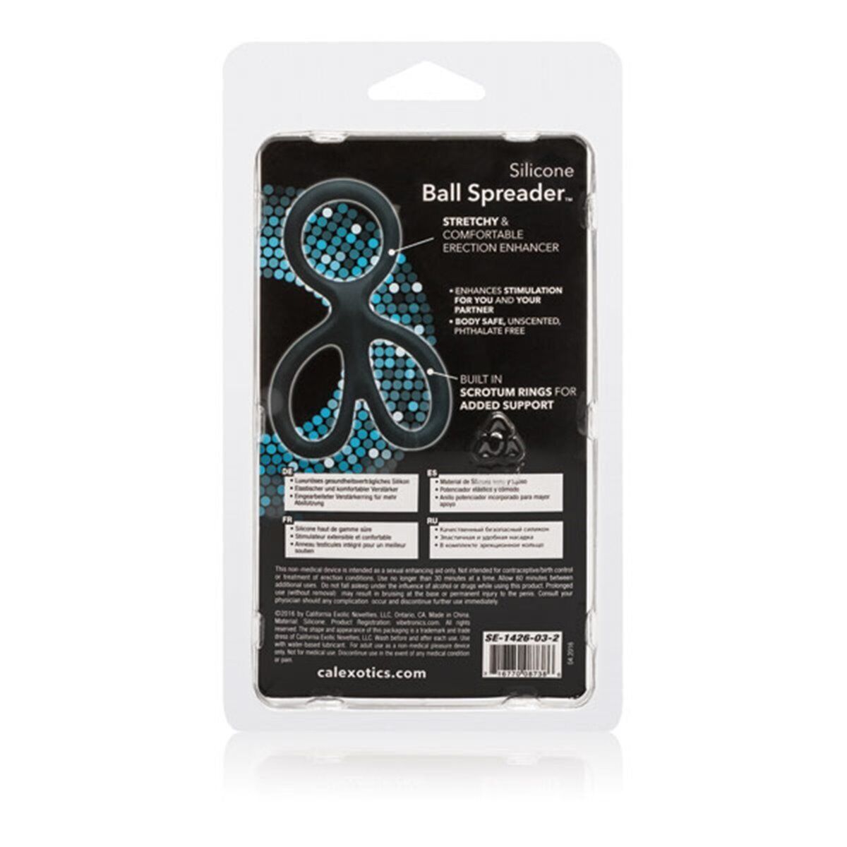 Silicone Penis Cock Ball Spreader Ring Erection Enhancer Prolong Delay Sex Toys