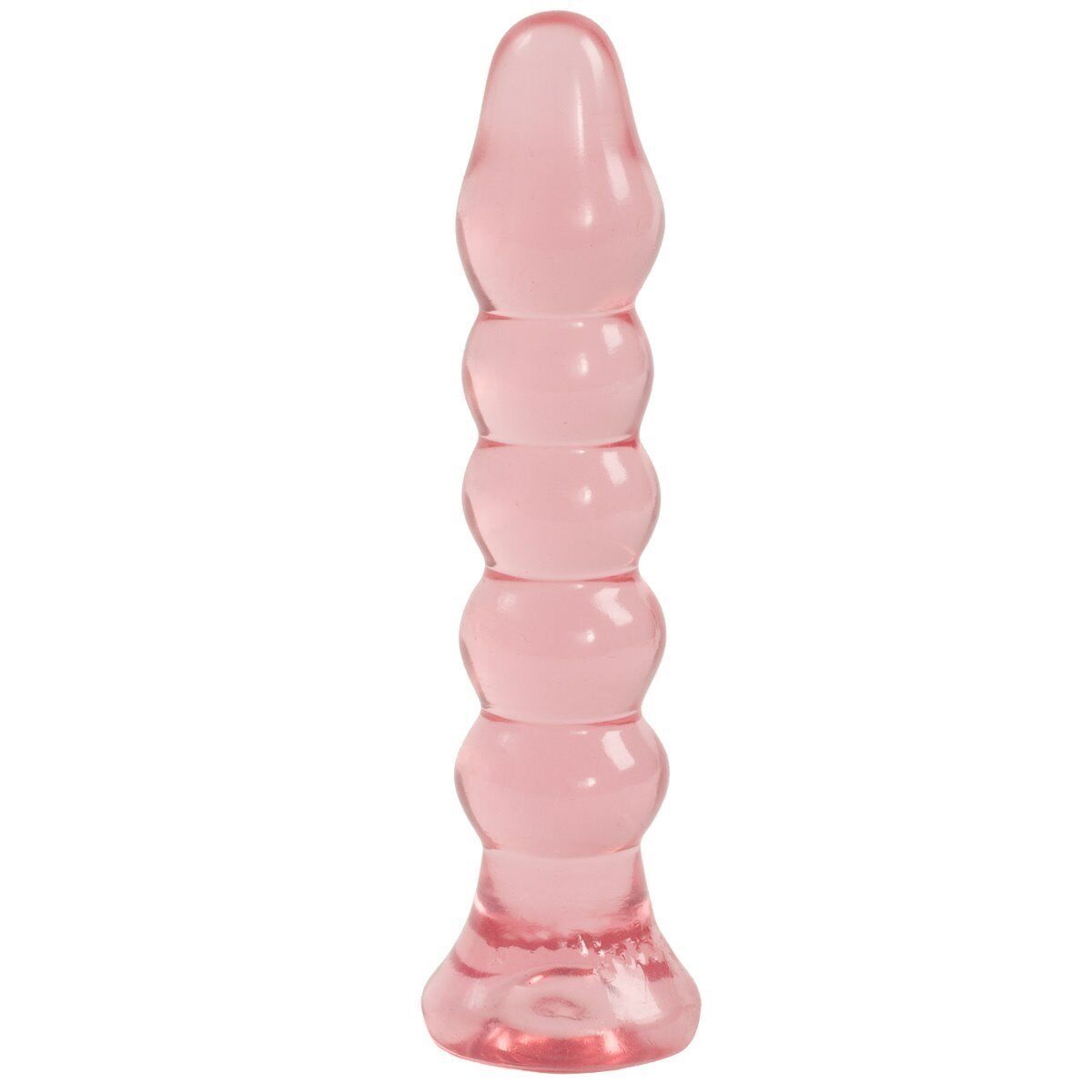 Crystal Jellie Bumps Jelly Anal Plug Dildo Dong Beginner Anal Sex Toy