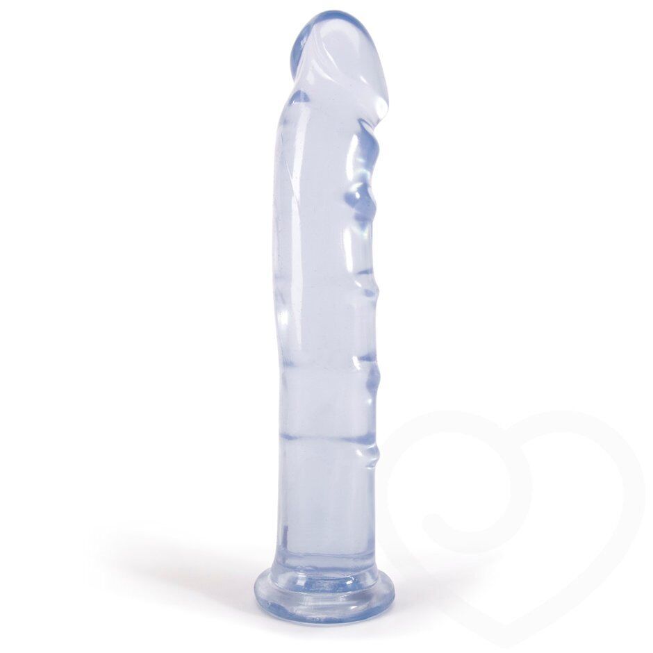 Jelly Jewels 8" Realistic Anal G-spot Dildo Butt Plug with Suction Cup