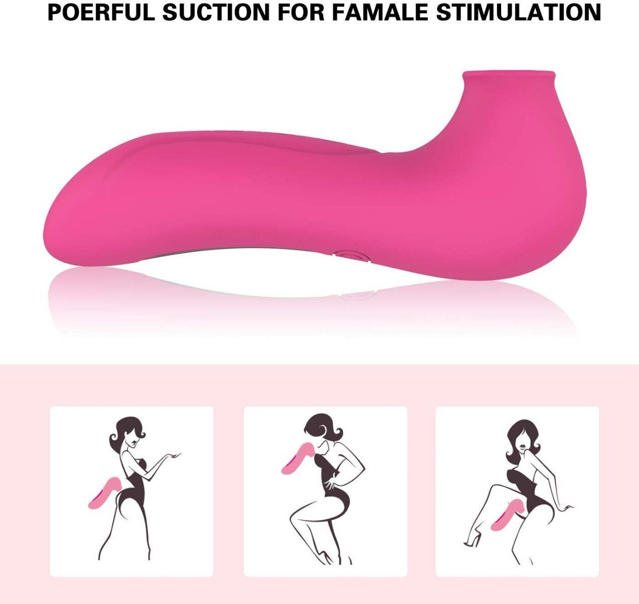 Female Nipple Pussy Vaginal Clit Sucking Vibrator Stimulator Sex Toys for Women