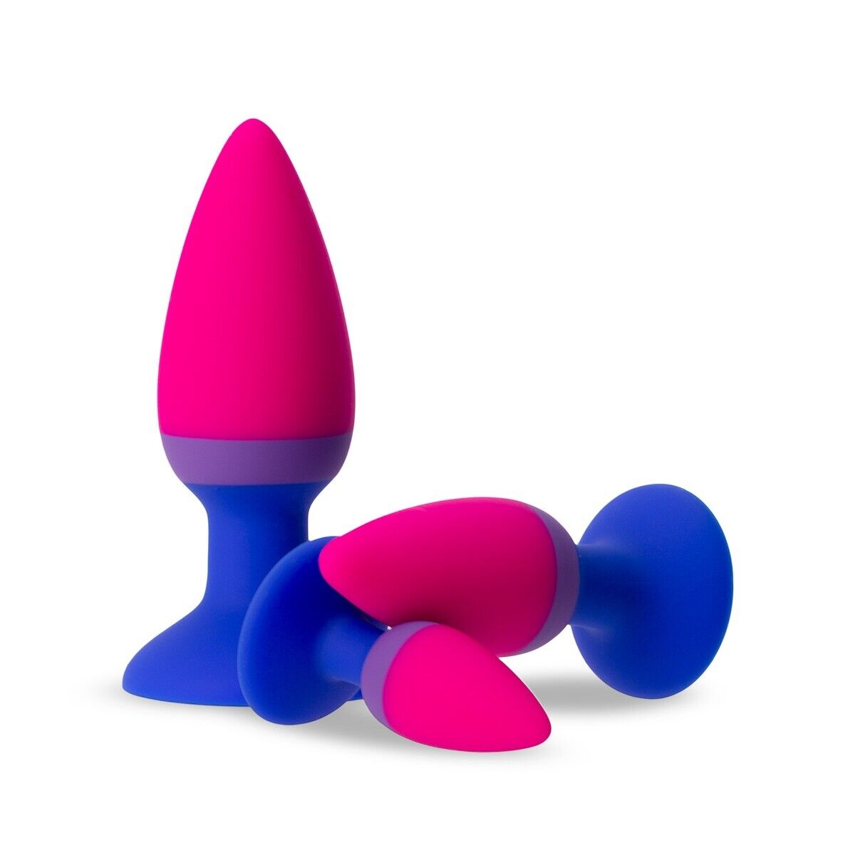 Colorful Silicone Anal Butt Plug Set Anal Training Kit Sex Toys for Men Women