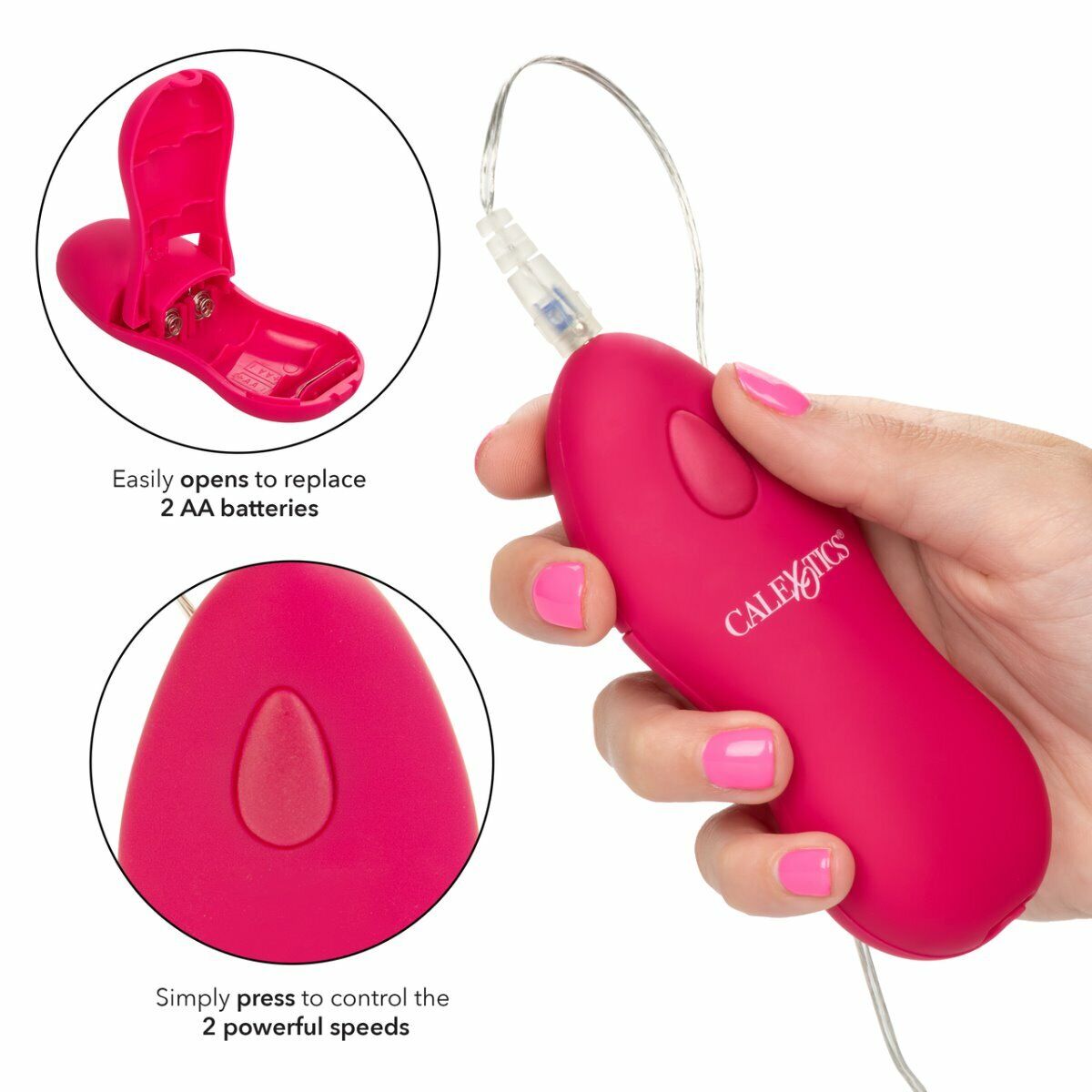 Slim Self-heating Whisper Micro Bullet Egg Vaginal Clit Anal Sex Climax Vibe