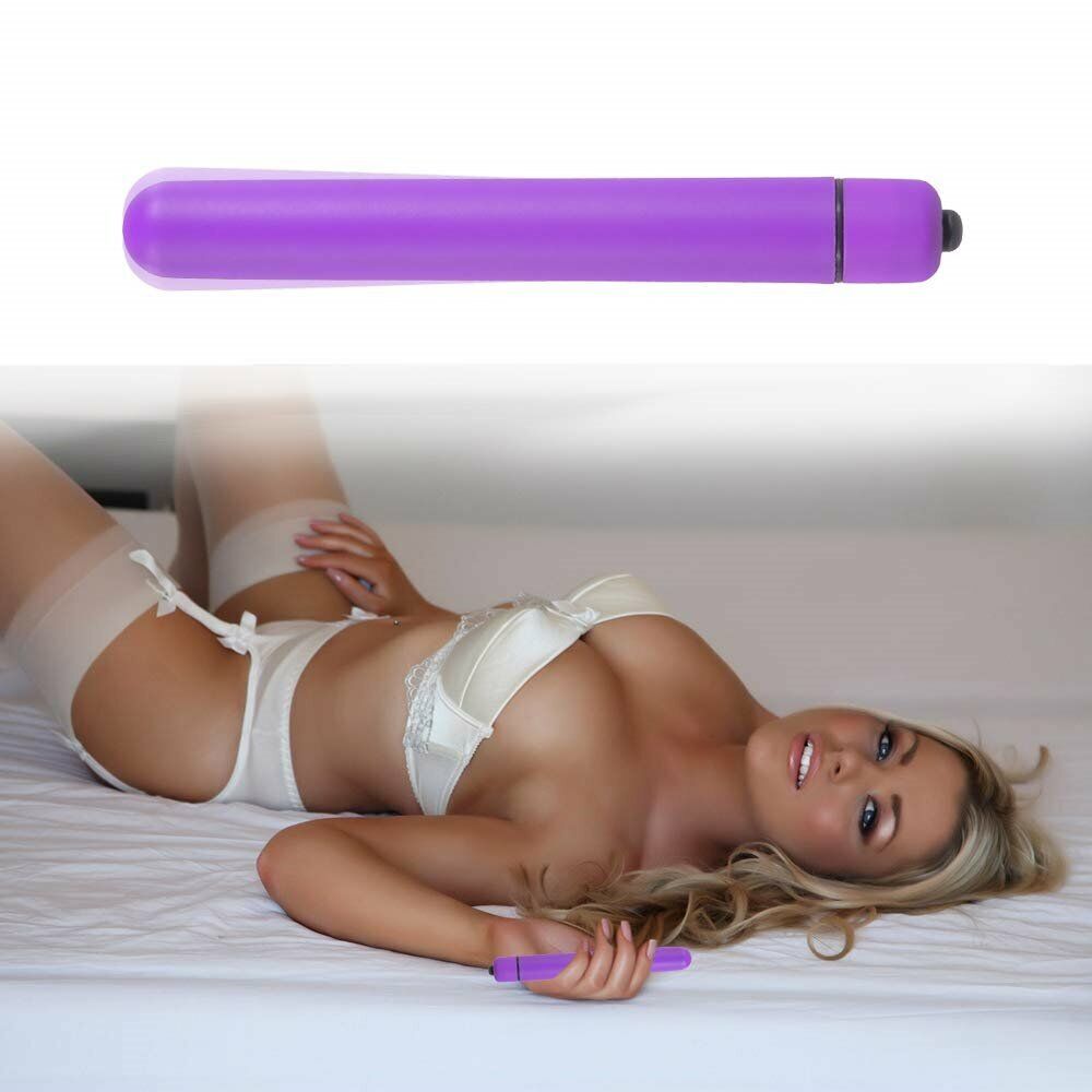 Extra Long Slim Clit Anal G-spot Vibrator Stimulator Sex-toys for Women