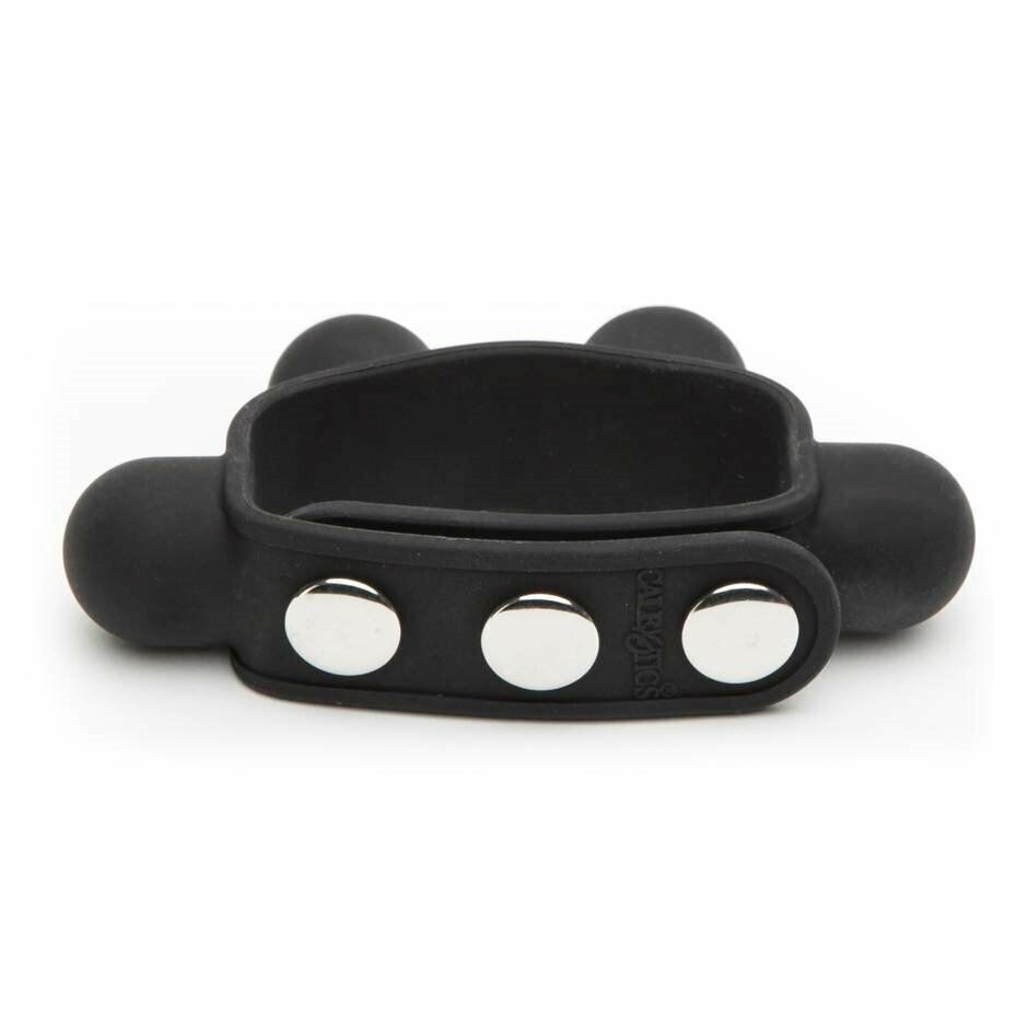 Silicone Weighted Scrotum Ball Stretcher Cock Ring Male Penis Enhancer