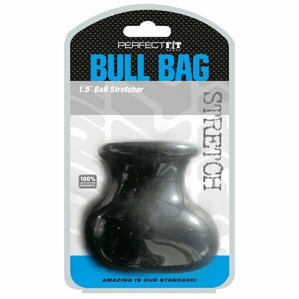 Perfect Fit Bull Bag Black Ball Stretch Ball Weight 2 in 1 Gay Sex Toy