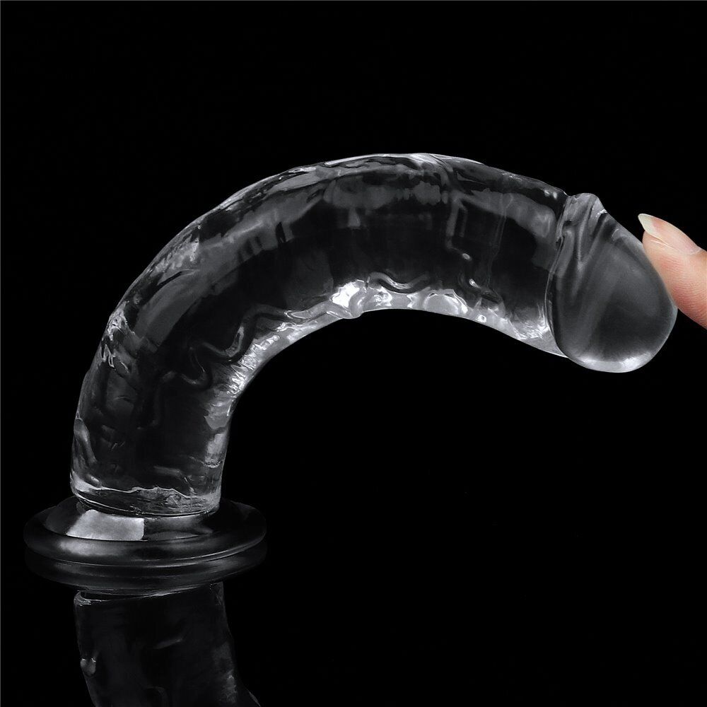 Flexible Realsitic G-spot Anal Dildo Dong Attachment for Strap-on Harness