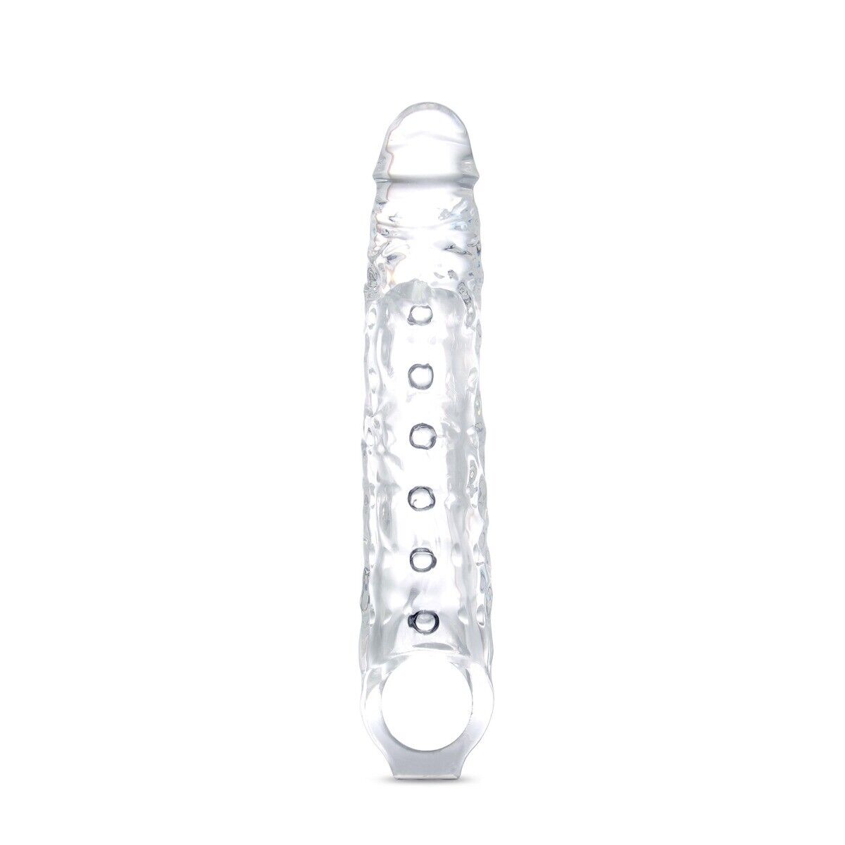 Clear 3" Cock Sheath Male Penis Extension Extender Girth Enhancer Enlarger