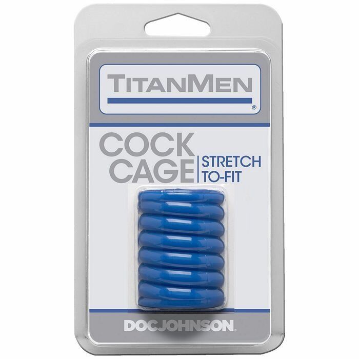 Titan Men Male Penis Girth Erection Enhancer Enlarger Cock Cage Ring Sleeve