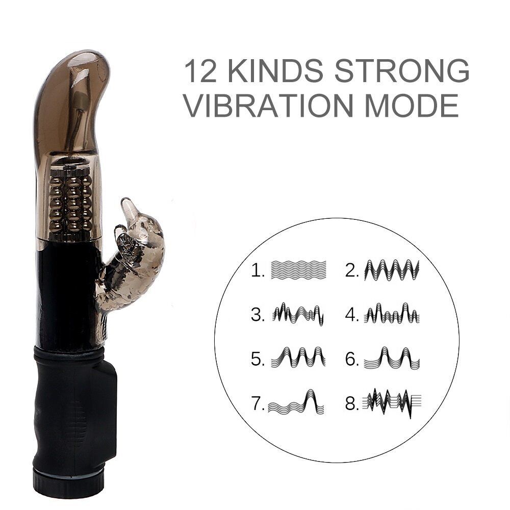 Jelly Clitoral G-spot Rabbit Vibrator Dildo Beginner Sex-toys for Women Couples