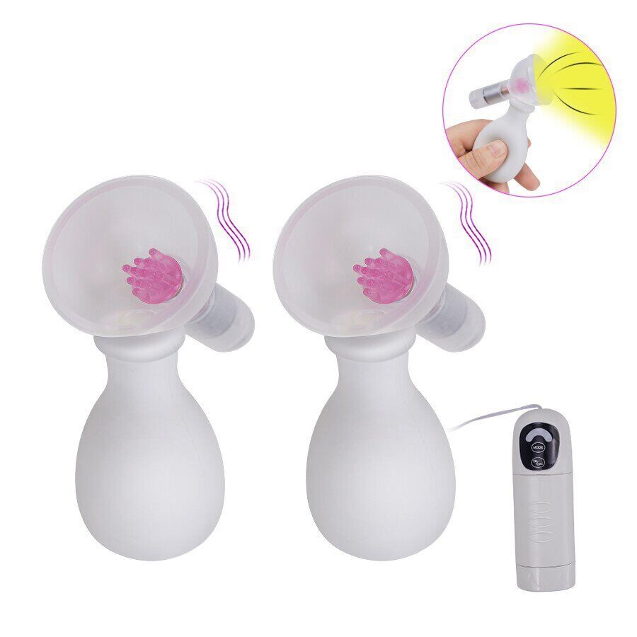 Vibrating Breast Nipple Sucker Stimulator Vibrator Massager Sex-toys for Women