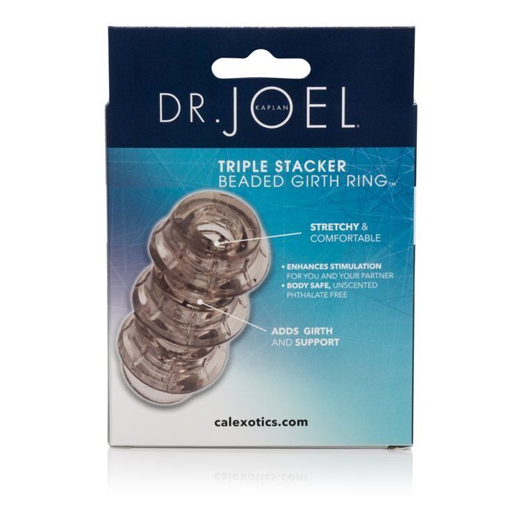 Dr Joel Beaded Triple Stacker Penis Girth Enhancer Ring Cock Sleeve Enlarge Cage