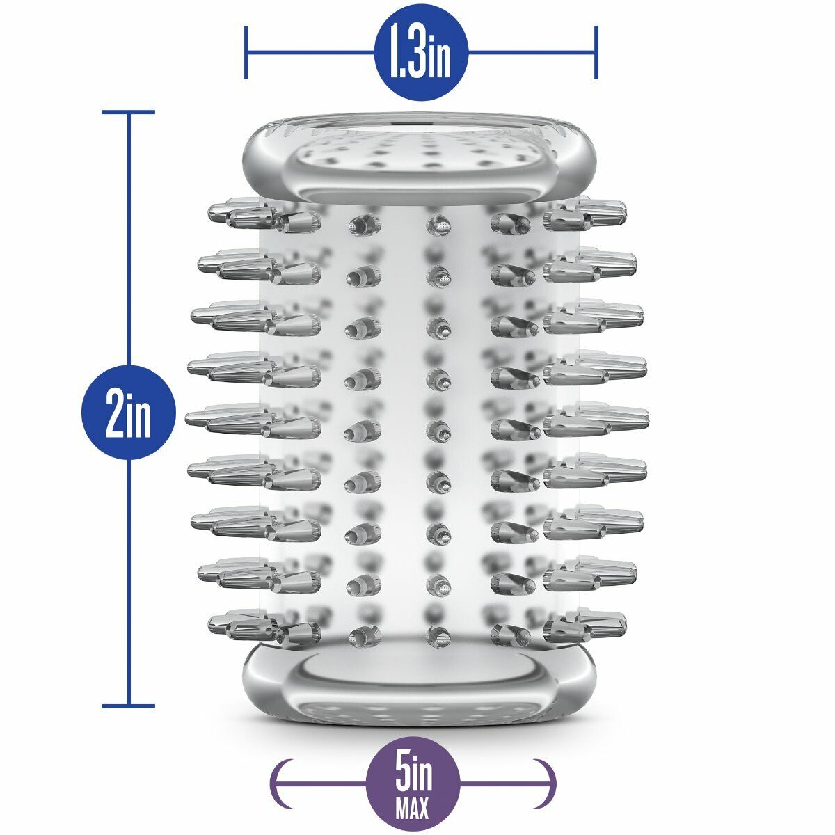 6pk Stay Hard Penis Cock Sleeve Male Erection Girth Enhancer Enlarger Ring