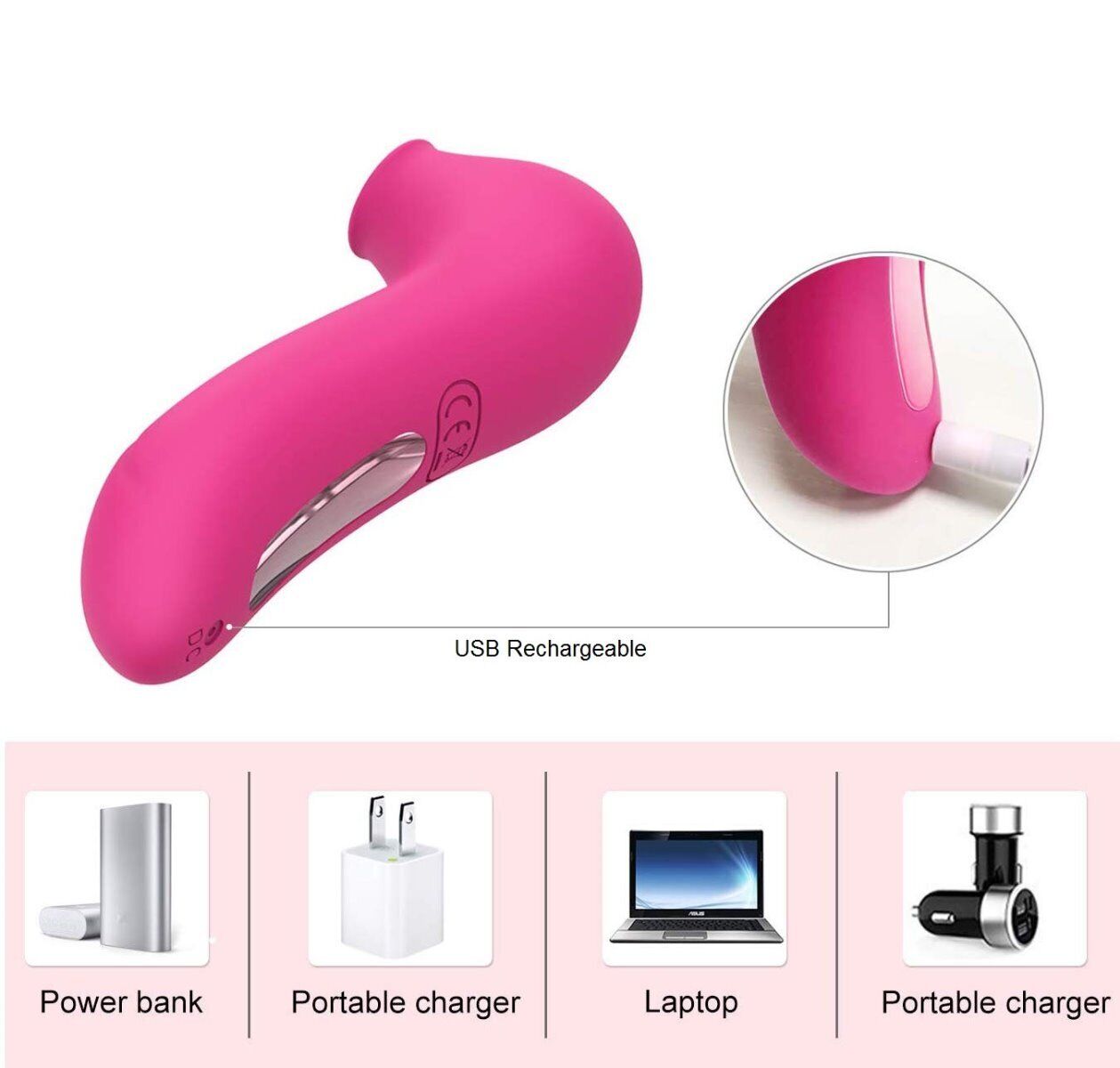 Female Nipple Pussy Vaginal Clit Sucking Vibrator Stimulator Sex Toys for Women