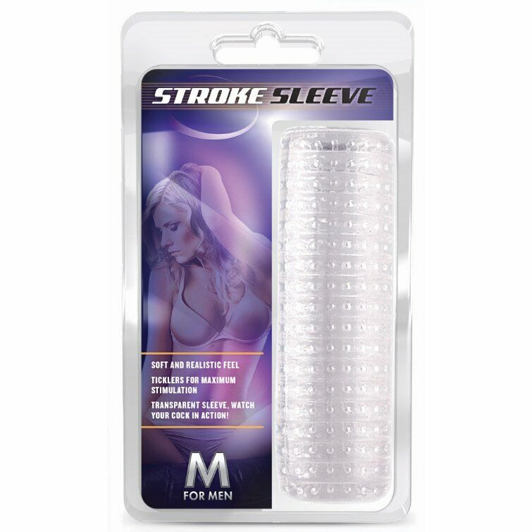 Clear Male Masturbation Cock Stroker Sleeve Discreet Male Travel Masturbator