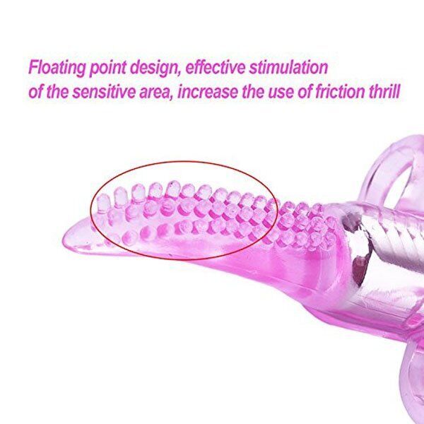Vibrating Tongue Finger Massager Vibe Vibrator Orgasm Sex-toys for Women