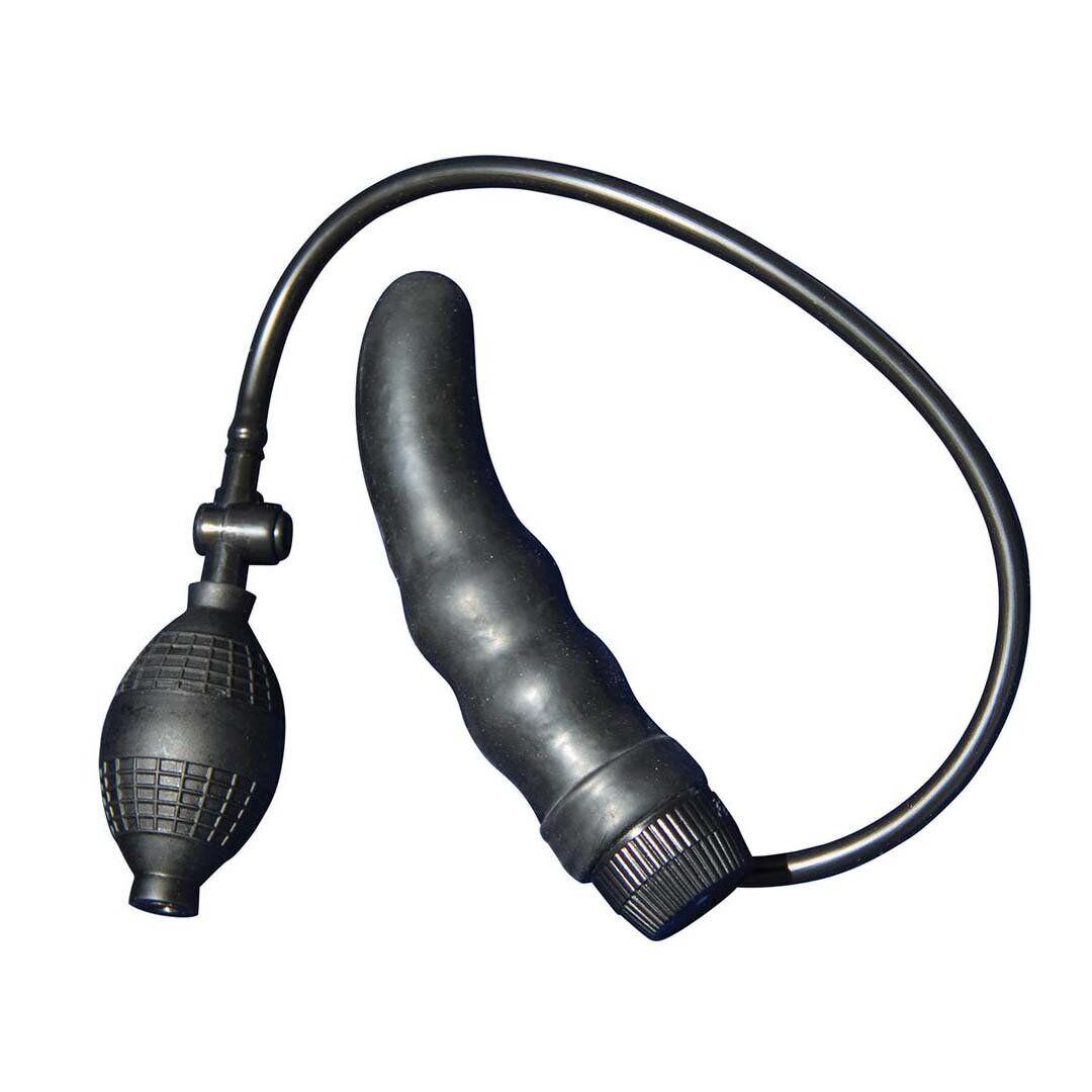 Vibrating Inflatable Expandable Realistic G-spot Anal Dildo Dong Vibrator