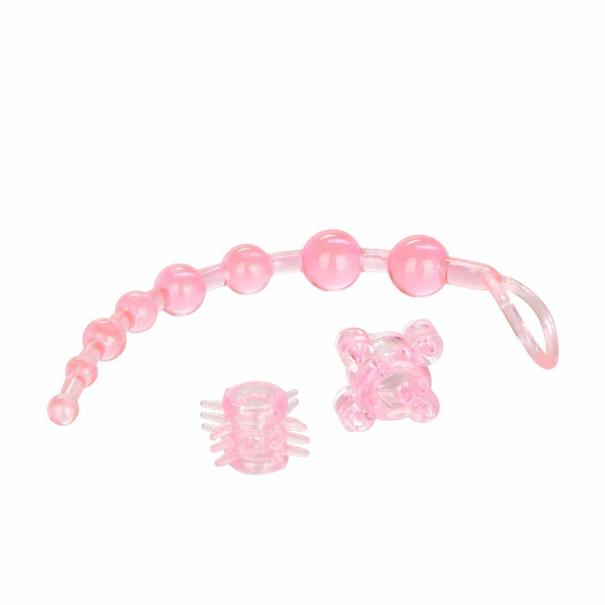 Couple Lover Sex Toy Kit Realistic Vibrator Vibe Sleeve Anal Beads Cock Ring