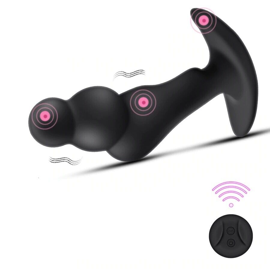 Wireless Remote Control Vibrating Prostate Massager Anal Vibe Sex-toys for Men