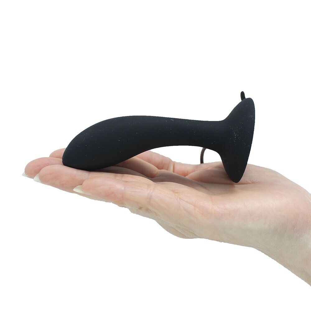 Silicone Vibrating Anal Butt Plug Vibe Dildo Prostate Massager Suction Cup