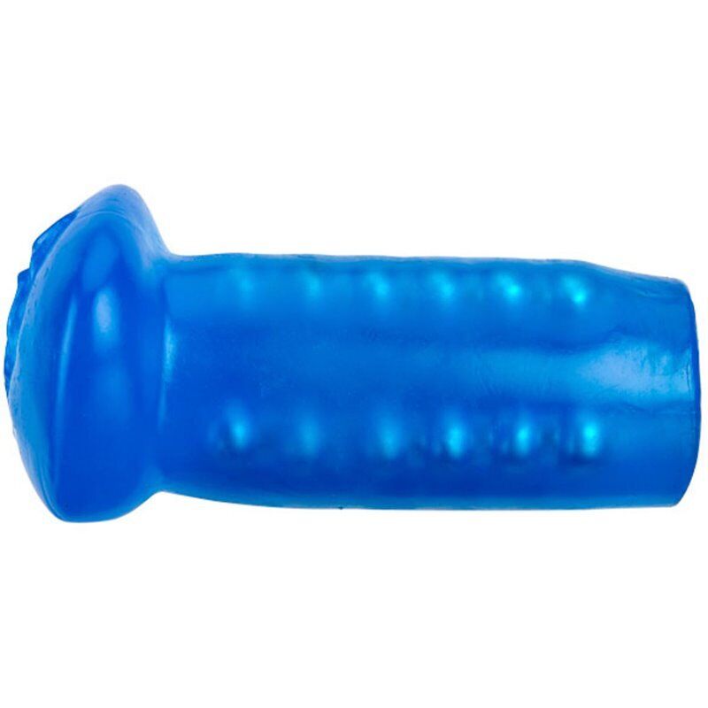 Blue Beaded Discreet Male Masturbator Pocket Pussy Vagina Stroker + Orgasm Beads