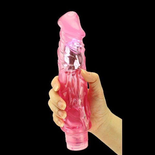 Waterproof Thick Jelly Vibrating Realistic G-spot Anal Dildo Cock Vibe Vibrator