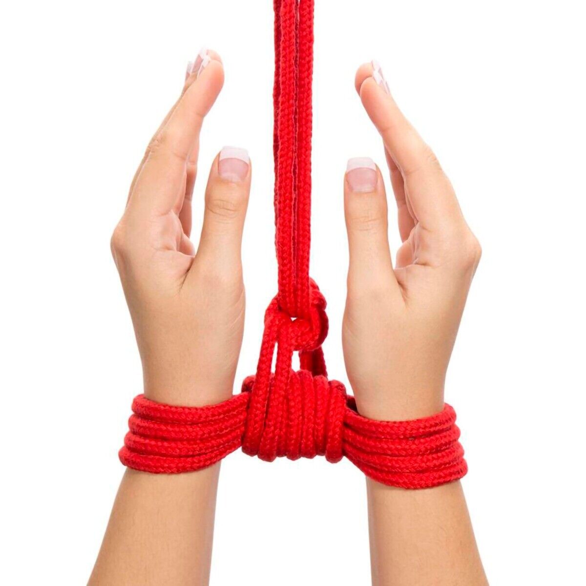 Red Cotton Fetish Fantasy Bondage Rope BDSM Restraint