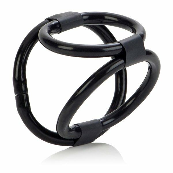 Quick Release Cock Cage Cock Balls Strap Triple Helix Male Penis Ring Enhancer