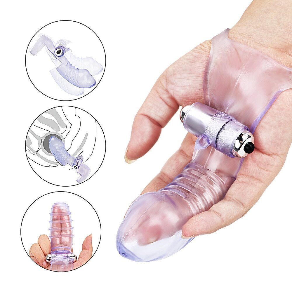 Finger Banger Massager G-spot Vibrator Fingering Sex-toys for Women Couples
