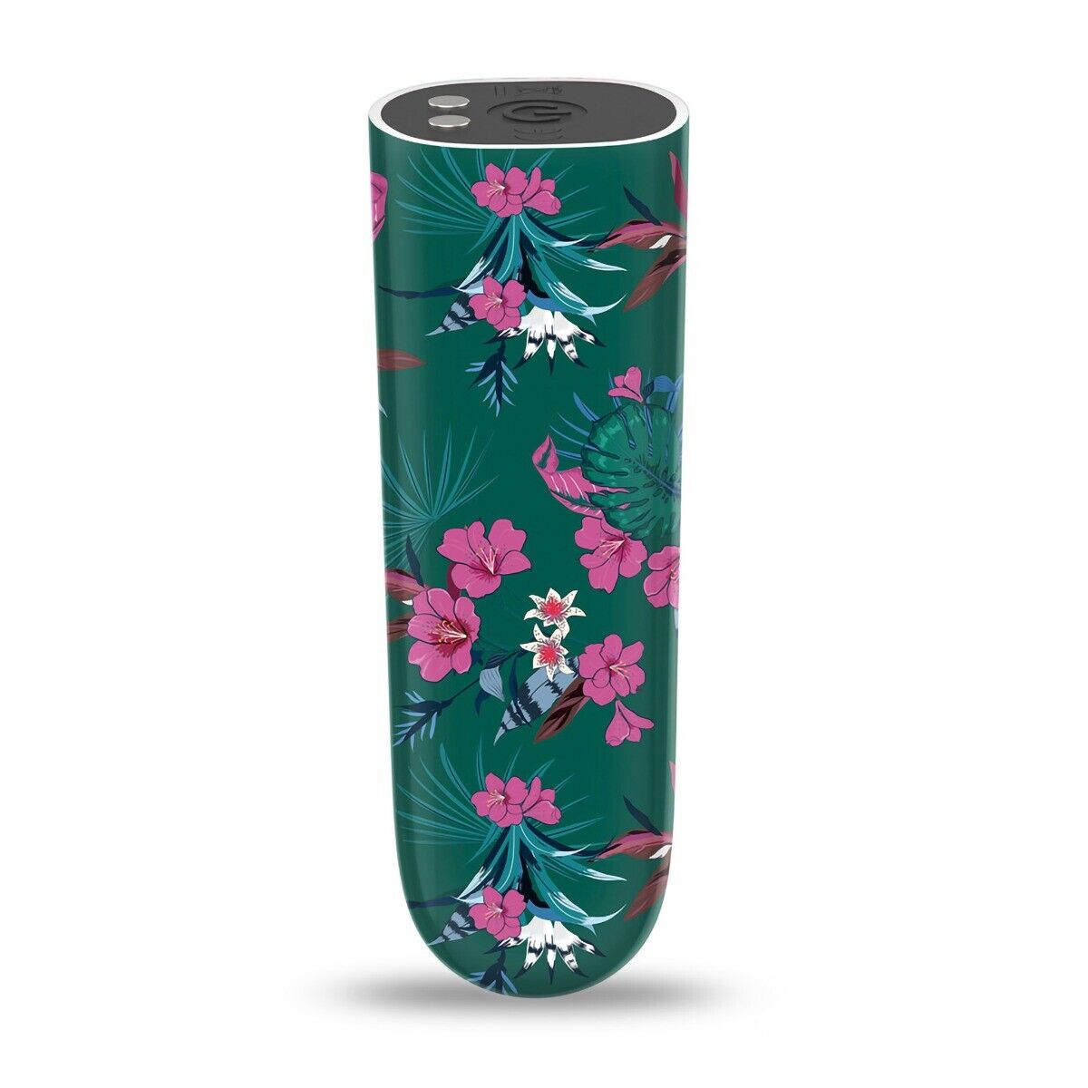 Rechargeable Floral Pattern Power Bullet Vibrator Beginner Sex Toys for Women