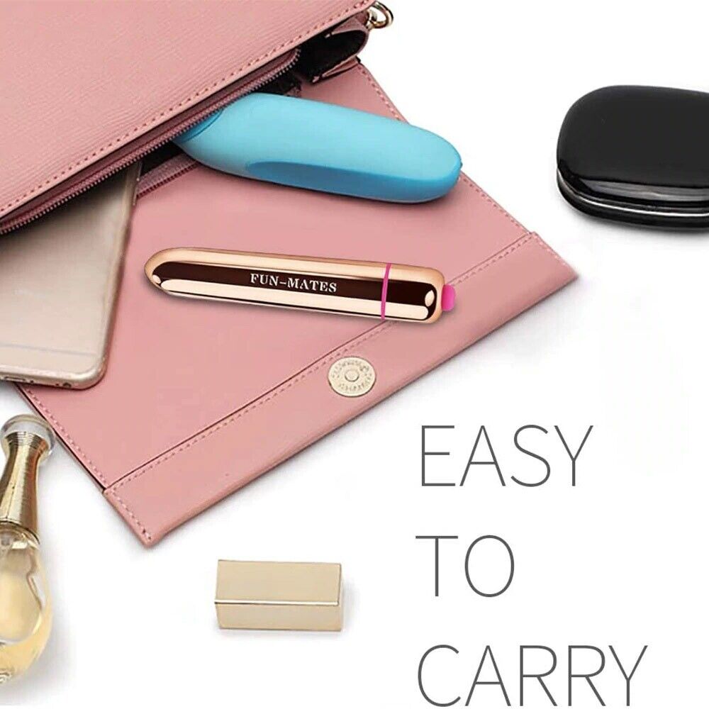 16 Mode Rose Gold Bullet Clit Vibrator Foreplay Sex Toys for Couples Women