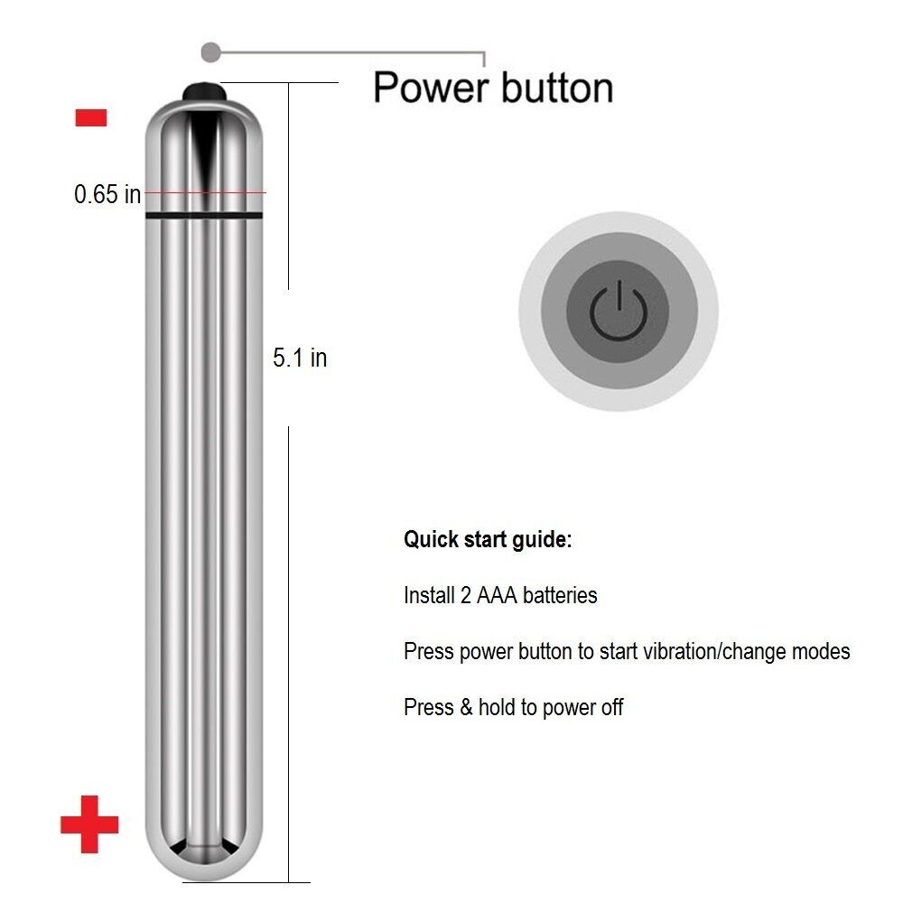 Extra Long Slim Clit Anal G-spot Vibrator Stimulator Sex-toys for Women