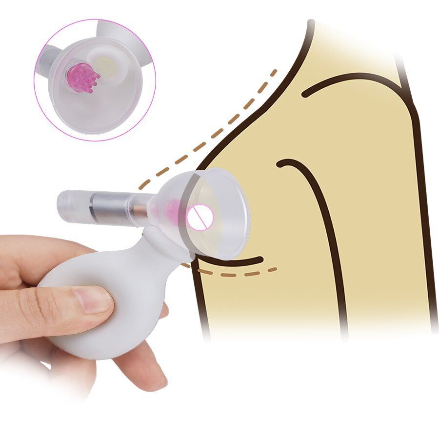 Vibrating Breast Nipple Sucker Stimulator Vibrator Massager Sex-toys for Women