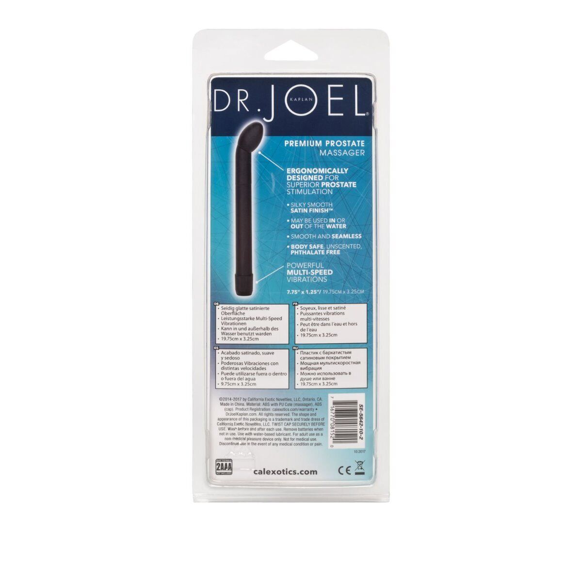 Dr Joel Kaplan Vibrating Prostate Massager P-spot Anal Probe Vibe Vibrator