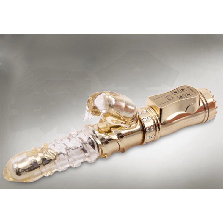 Kissing Hummingbird Rabbit Clit G-spot Vibrator Vibe Dildo Sex-toys for Women