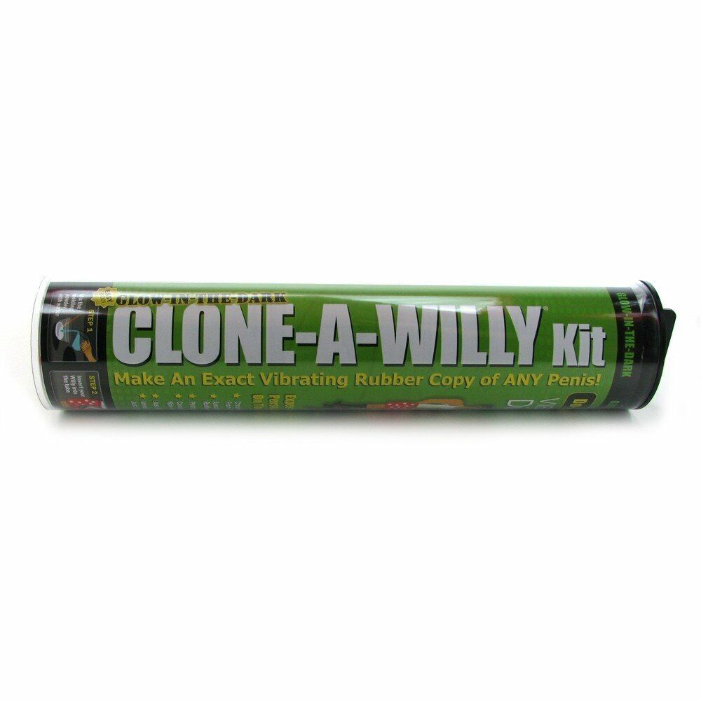 Clone a Willy Mold Your Own Penis into Vibrating Dildo Vibrator Glow in the Dark