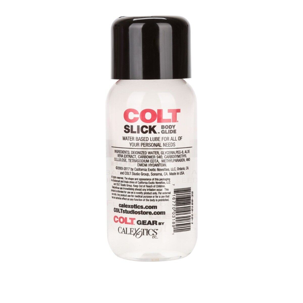 Colt Slick Personal Lubricant Water Based Massage Lube Body Glide 8.9 Oz