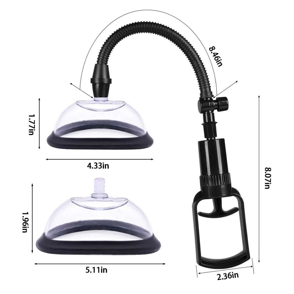 Female Vacuum Suction Clitoral Vaginal Pussy Pump Kit for Women Couple Sex Toys