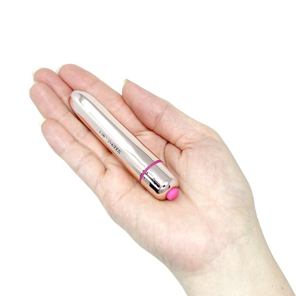 16 Mode Rose Gold Bullet Clit Vibrator Foreplay Sex Toys for Couples Women