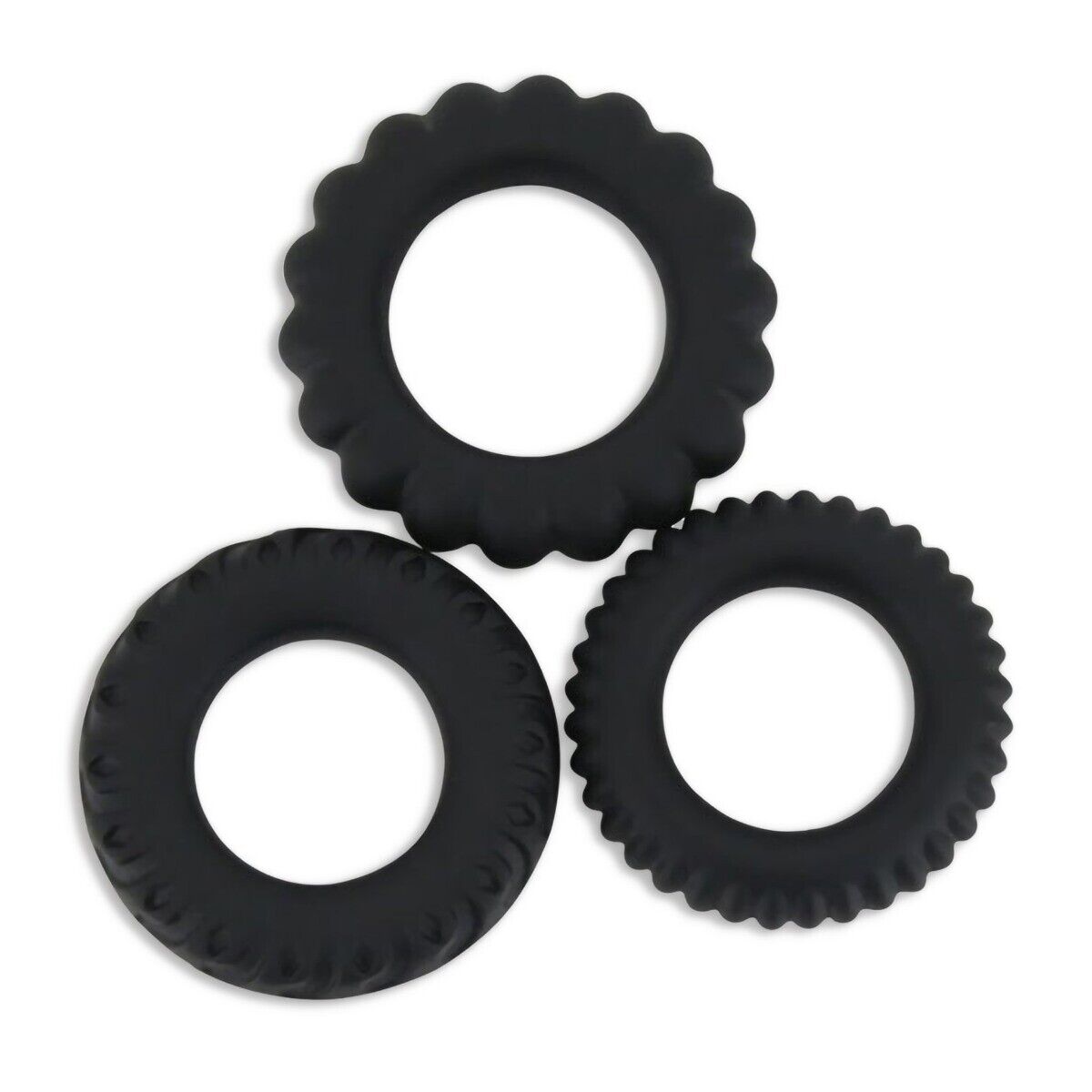 Stretchy Silicone Male Penis Enhancer Prolong Delay Sex Cock Ring for Men