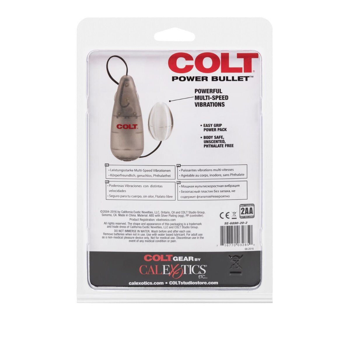 COLT Multi-Speed Powerful Vibrating Bullet Discreet Clit Anal Climax Egg Vibe