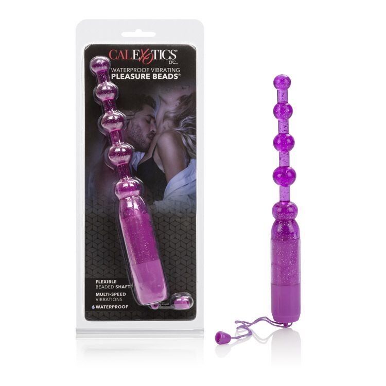 Slender Slim Flexible Bendable Vibrating Pleasure Anal Beads Butt Plug Sex Vibe