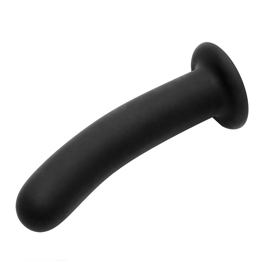 Smooth Silicone Anal G-spot Dildo Strap On Set Sex-toys for Women Lesbian Couple