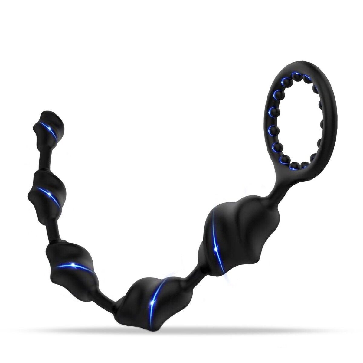 Silicone Flexible Spiral Anal Beads Butt Plug Beginner Couple Anal Play Sex Toys