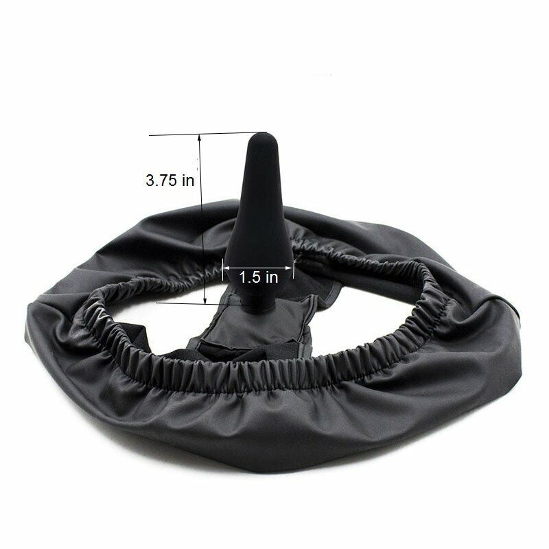 Wearable Male Underwear Shorts Brief Panty Thong + Silicone Anal Butt Plug