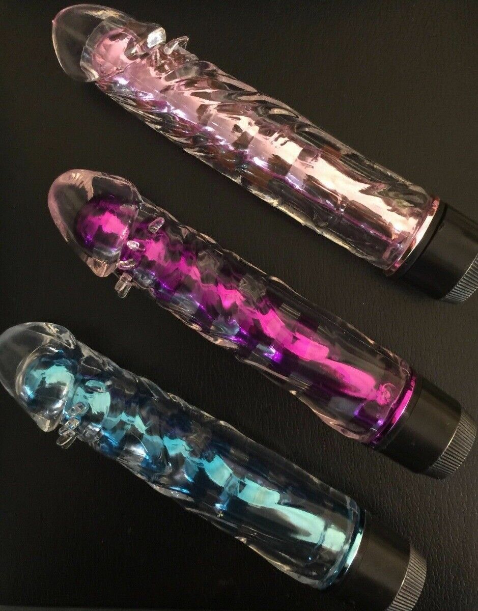 Soft Jelly Multi-speed Realistic G-spot Anal Vibrator Dildo Women Sex Toys