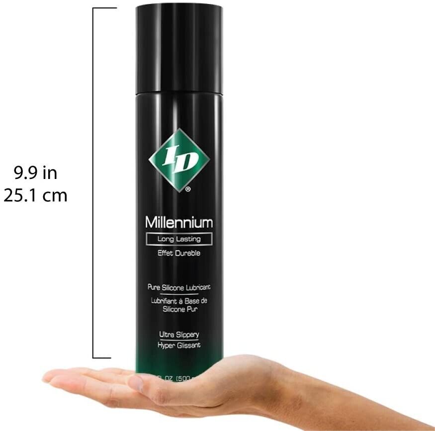 ID Millennium Silicone Based Personal Lubricant Massage Lube Body Glide 17oz