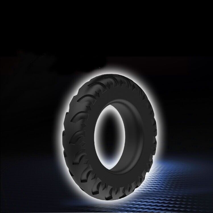 2 Stretchy Silicone Male Penis Enhancer Prolong Delay Sex Cock Ring for Men