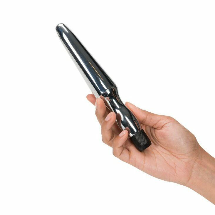 Beginner Waterproof Slim Slender Anal Probe Vibe Vibrator Butt Plug Sex Toy