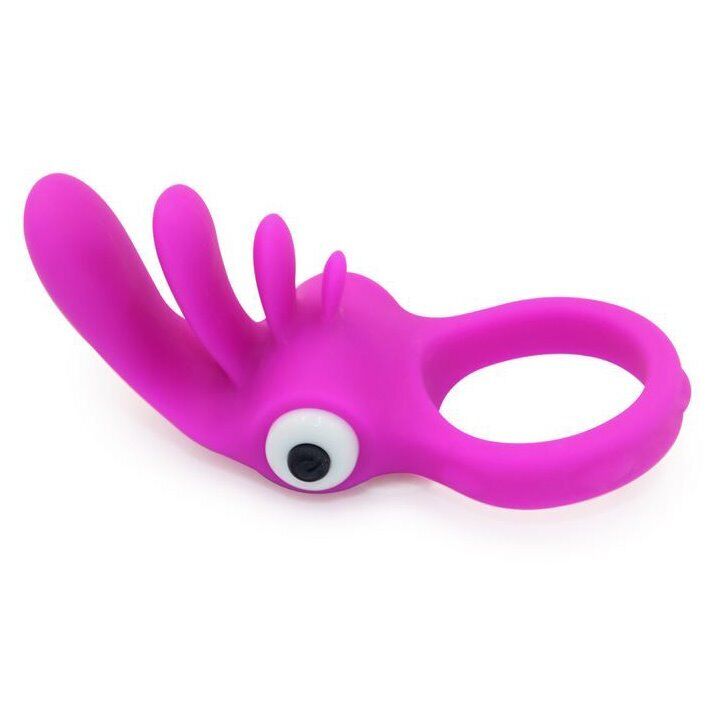 Silicone Vibrating Clit Stimulator Penis Enhancer Cock Ring Sex-toys for Couples