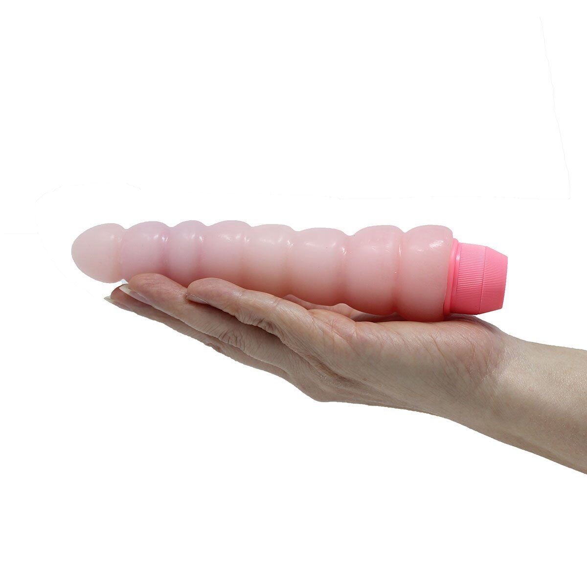 Soft Beaded Ribbed Flexible Bendable Posable Anal Vibrator Butt Plug
